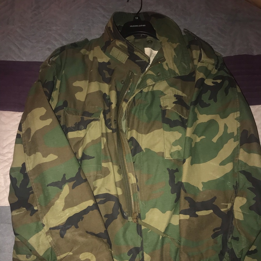 Authentic army fatigue jacket